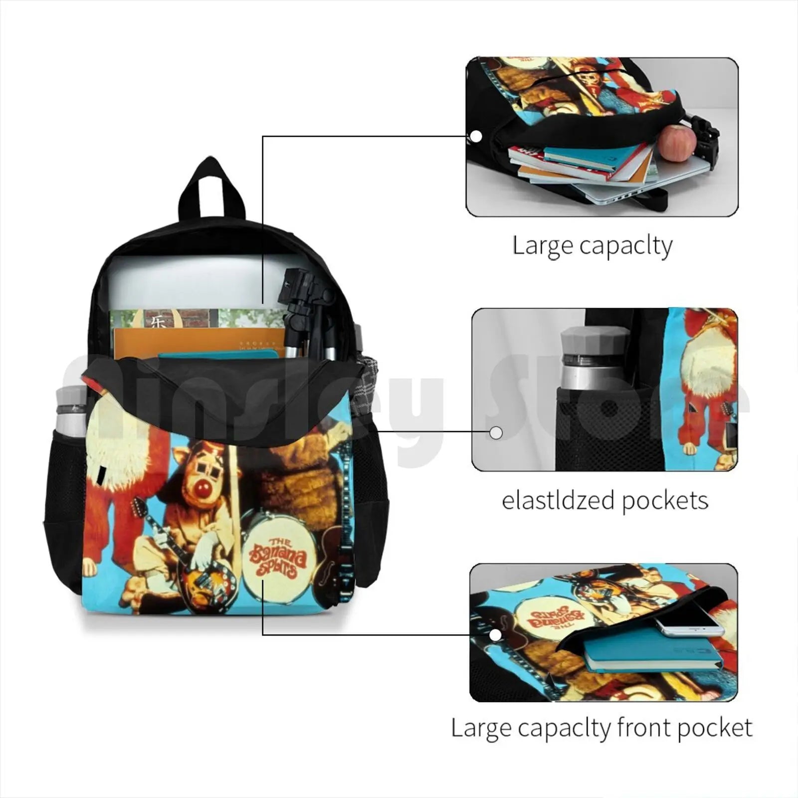 Banana Splits Hiking Backpack Waterproof Camping Travel