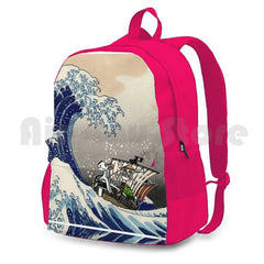 Great Wave Off Kanegawa One Piece Outdoor Hiking Backpack