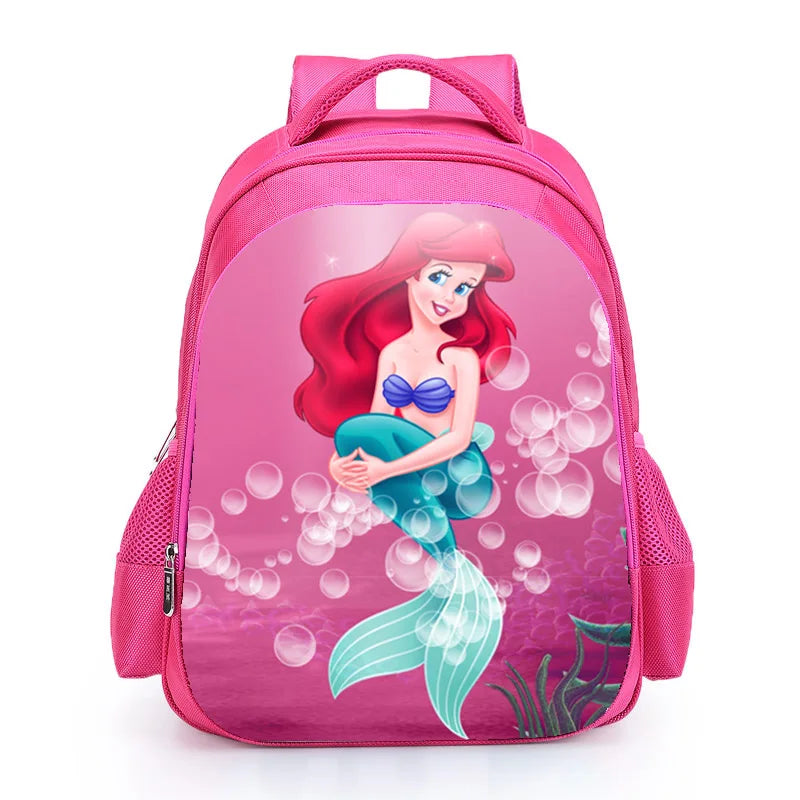 Pink Princess Mermaid Backpack for Girls