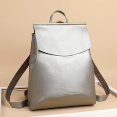 Girls Youth Leather School Backpack Shoulder Bag