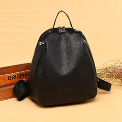 PU Women Backpack High Soft Leather School Bags For Girls