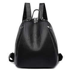 PU Women Backpack High Soft Leather School Bags For Girls