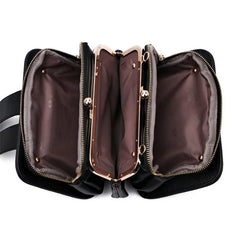 Women's Shoulder Bag Metal Buckle Chain Handbag Clutch