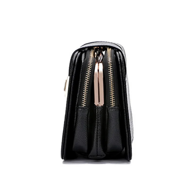 Women's Shoulder Bag Metal Buckle Chain Handbag Clutch