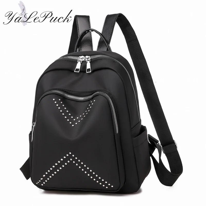 Waterproof Women's Shoulder Bag School Backpack for Teenage Girls