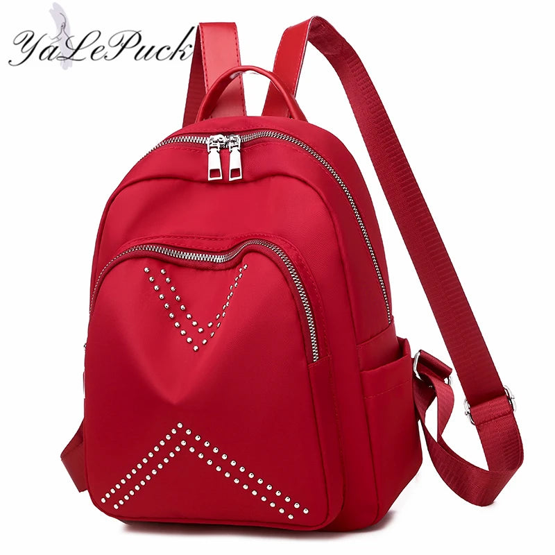 Waterproof Women's Shoulder Backpack for Teen Girls