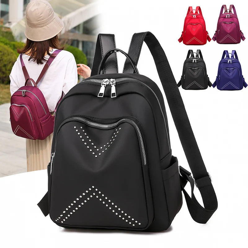 Waterproof Women's Shoulder Bag School Backpack for Teenage Girls