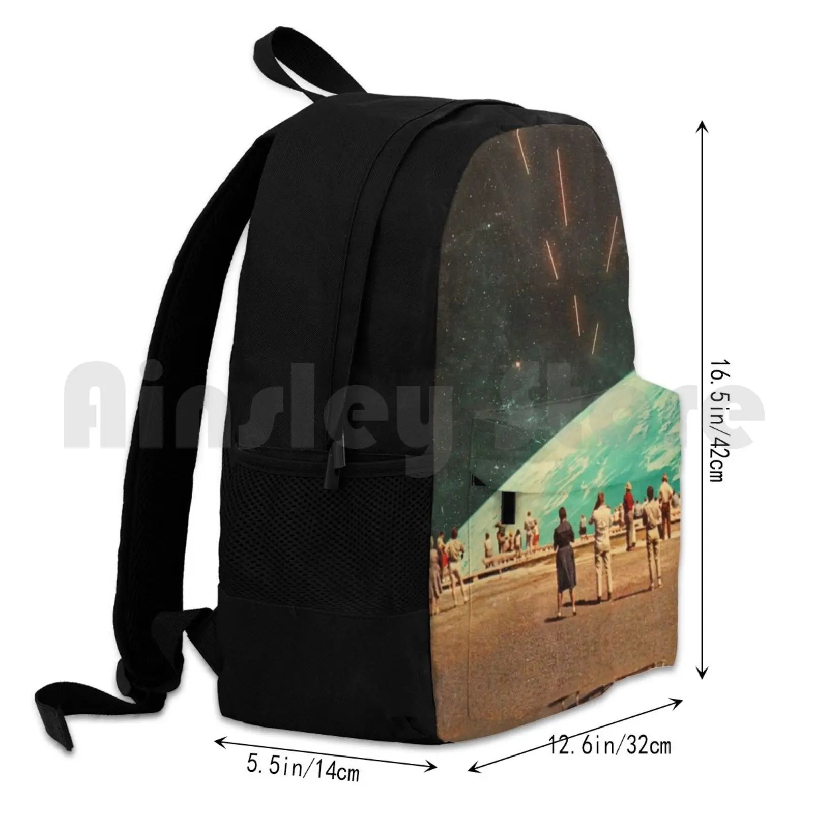 Vintage Retro Hiking Backpack Waterproof Camping Travel