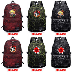 Seven Deadly Sins Fabric Schoolbag Unisex Backpack for Teens