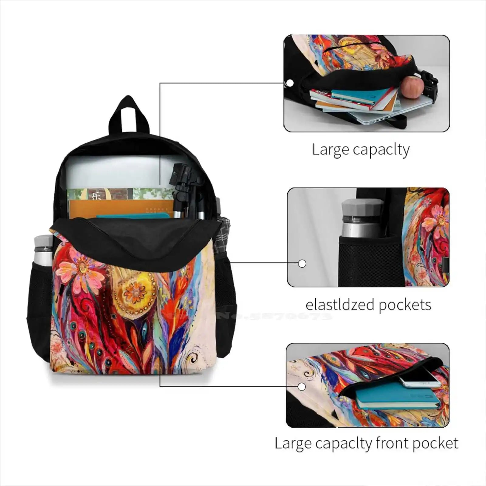3D Print Backpack Evil Eye Hand Protecting Amulet