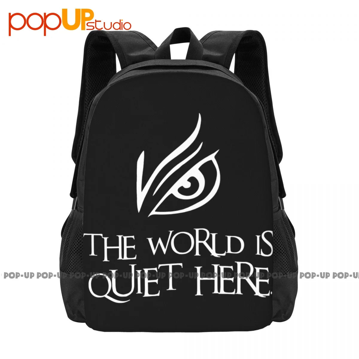 World Is Quiet Here Backpack Gymnast Bag Large Capacity