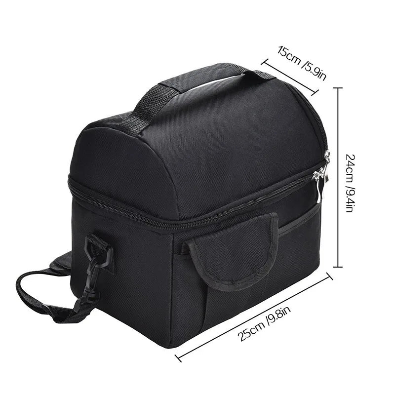 Portable Lunch Bag Insulated Case Waterproof Office Cooler Lunchbox