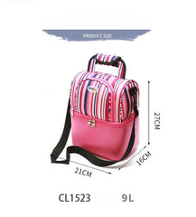 Thermal Double Layer Lunch Bags for Kids Food Picnic Cooler Bags