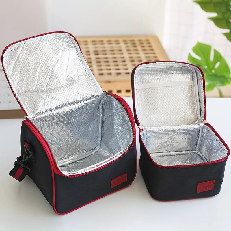 Insulated Lunch Bag Portable Cooler Tote Family Travel Picnic Organizer