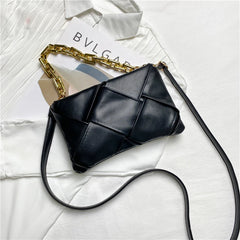 Thick Chain Handbag Bag Women's Bag Single Shoulder Small Square Bag