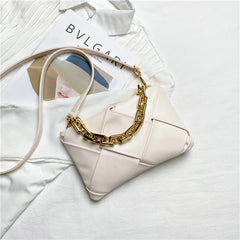 Thick Chain Handbag Bag Women's Bag Single Shoulder Small Square Bag