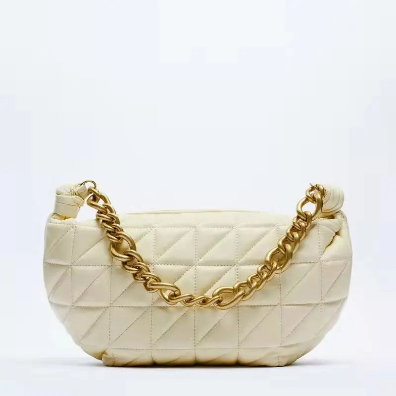 Quilted Lady Bag Crossbody Bags For Women PU Leather Shoulder Handbags