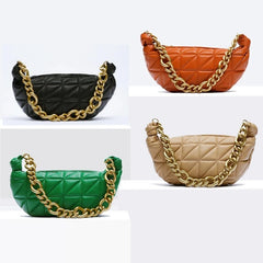 Quilted Lady Bag Crossbody Bags For Women PU Leather Shoulder Handbags