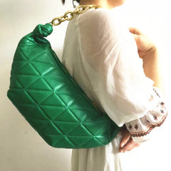 Quilted Lady Bag Crossbody Bags For Women PU Leather Shoulder Handbags