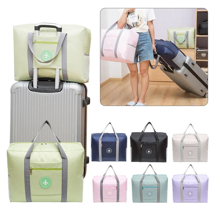Thicken Foldable Travel Bag Zipper Storage Pouch Clothes Organizer