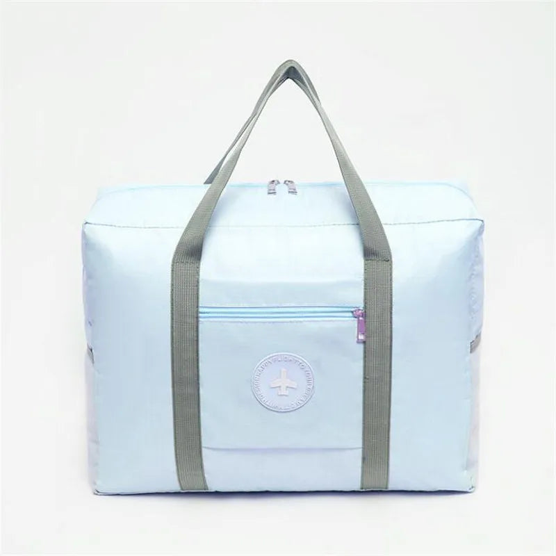 Foldable Travel Bag Luggage Zipper Storage Pouch Organizer Case Airplane Handbag