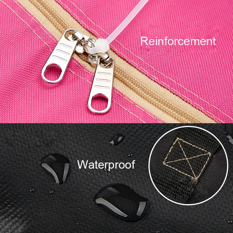 Thicken Portable Travel Clothes Storage Bags Zipper Waterproof Luggage Bag