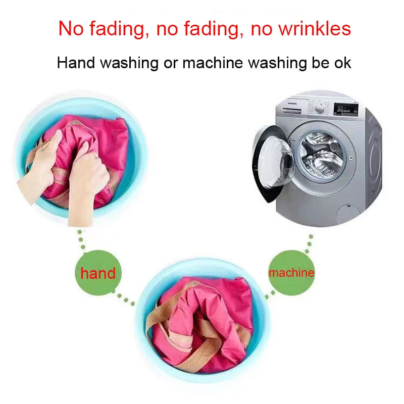 Thicken Portable Travel Clothes Storage Bags Zipper Waterproof Luggage Bag