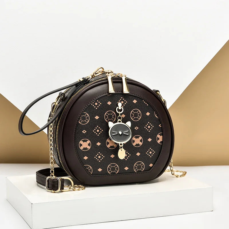 Spring Round Bag Women's Versatile Handbag