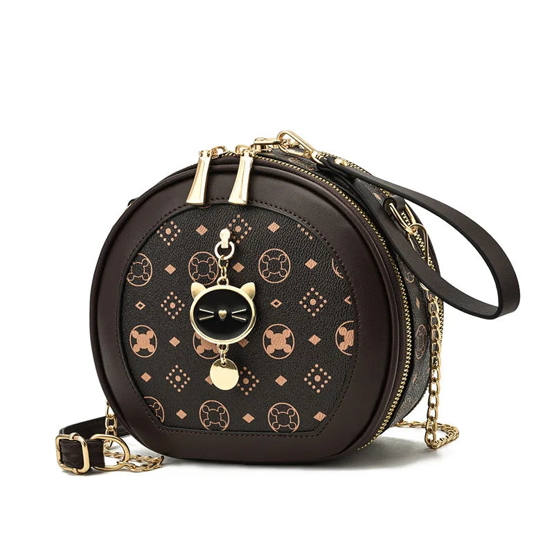 Spring Round Bag Women's Versatile Handbag