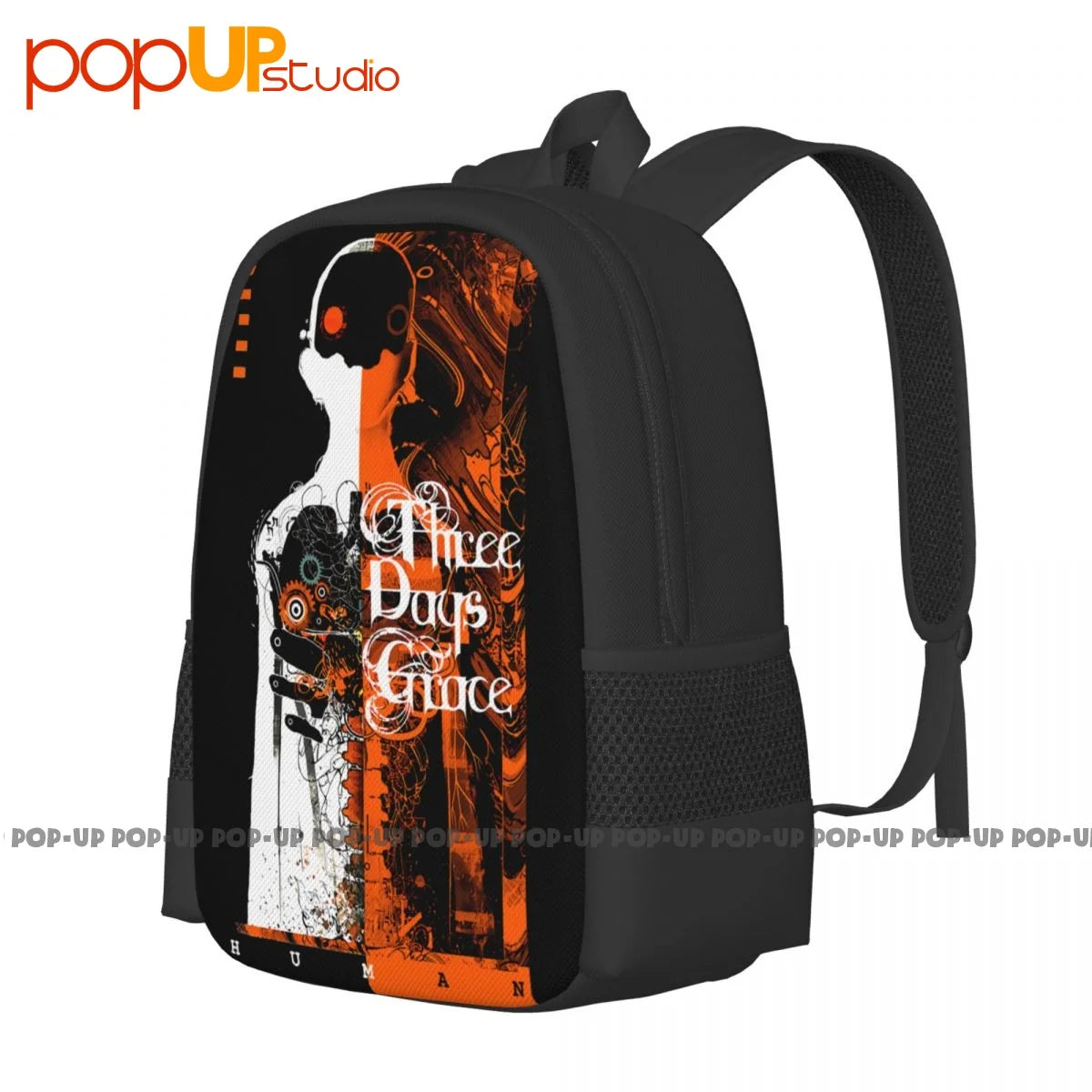 Three Days Grace Fifty Humannew Band Merch Backpack Large Capacity