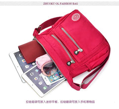 Tilorraine Arrival Casual Tote Nylon Shoulder Bag Solid Zipper Crossbody Travel