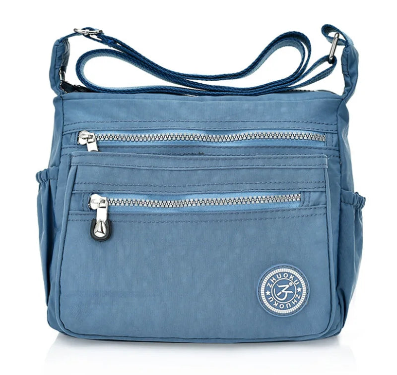 Tilorraine Arrival Casual Tote Nylon Shoulder Bag Solid Zipper Crossbody Travel