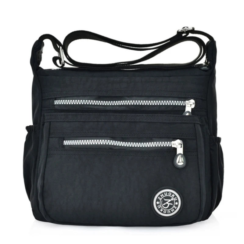 Tilorraine Arrival Casual Tote Nylon Shoulder Bag Solid Zipper Crossbody Travel