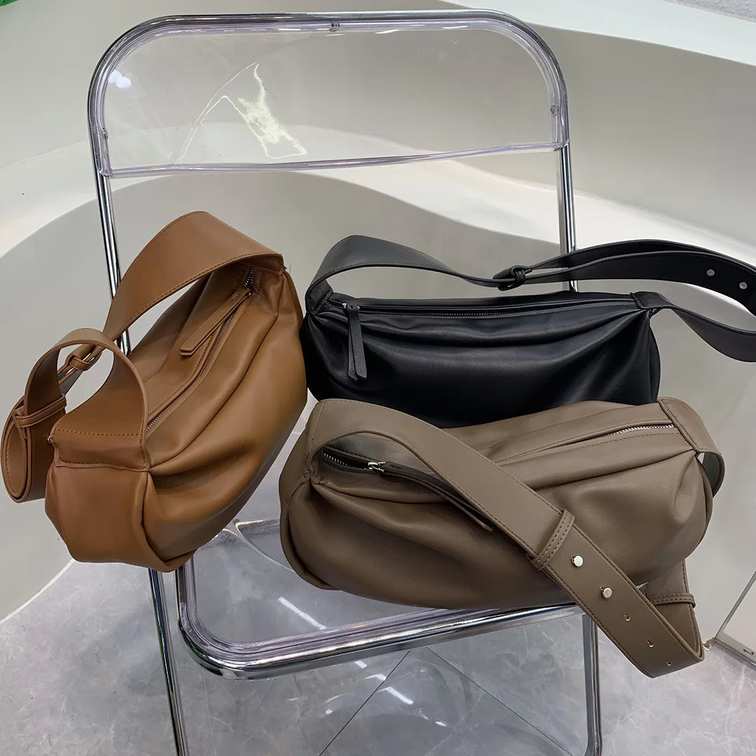 Tilorraine Crossbody Bag Women Retro Shoulder Bag PU Leather