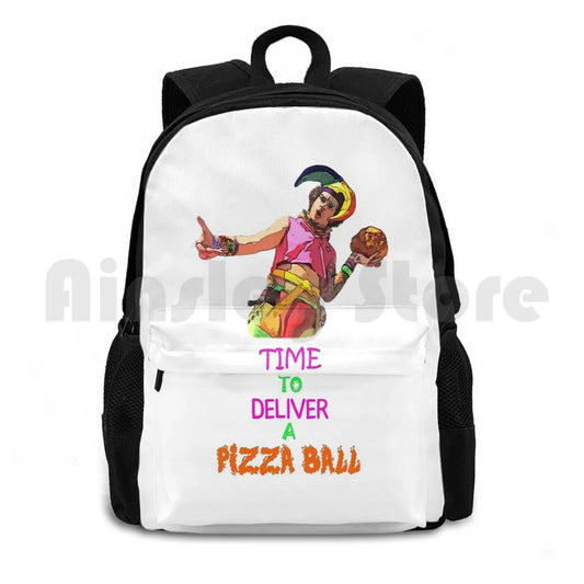 Pizza Ball Outdoor Hiking Backpack Waterproof Camping Travel