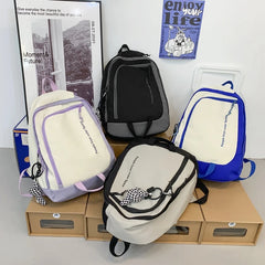 Waterproof Nylon Schoolbag for Teenage Girls