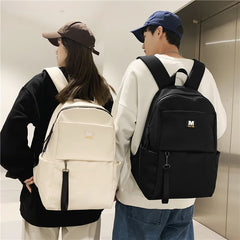 Nylon Cloth Backpack for Women High Storage Books Travel Backpack