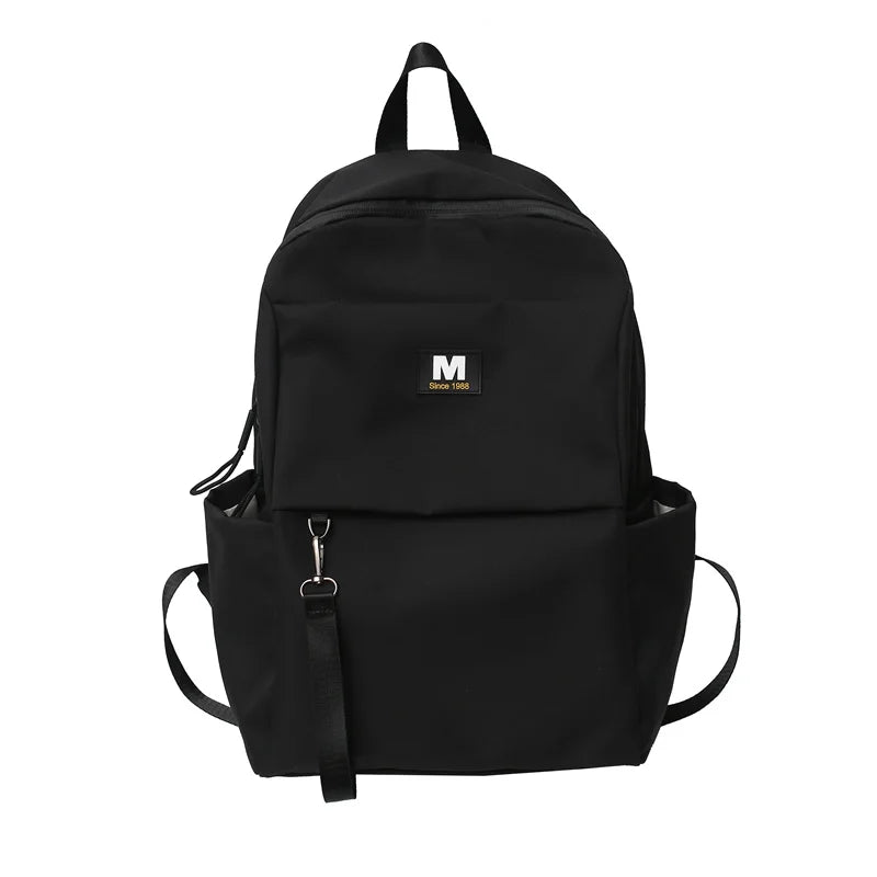 Nylon Cloth Backpack for Women High Storage Books Travel Backpack