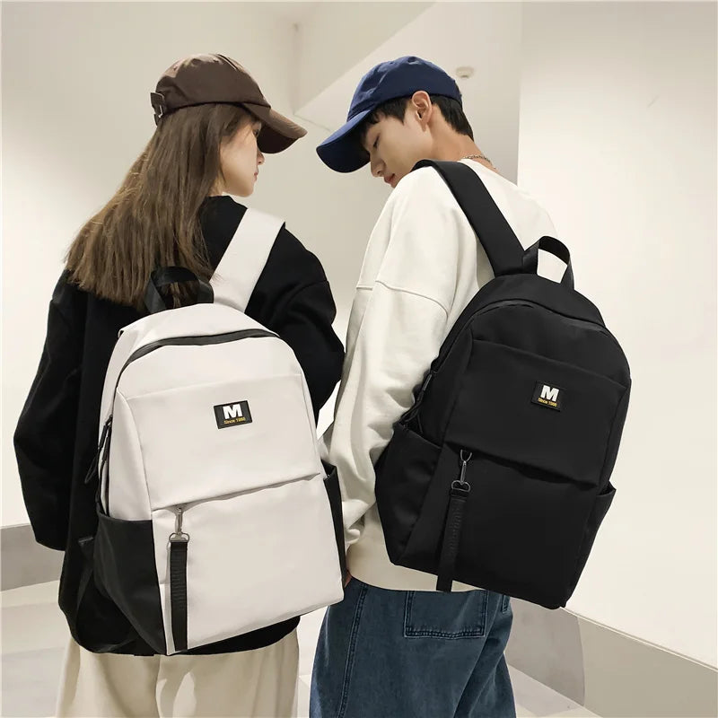 Nylon Cloth Backpack for Women High Storage Books Travel Backpack