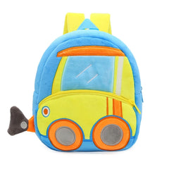 Engineering Vehicle Toddler Backpack Plush Preschool Bag