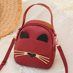 Leather Laptop Backpack for Women 15.6 Inch