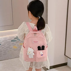 Toddler School Bag Durable Zipper Closure Backpack