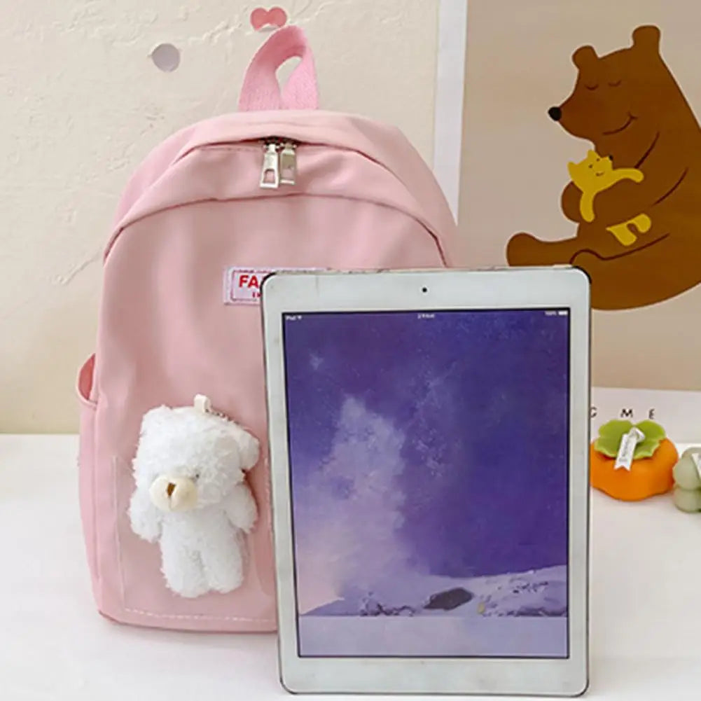 Toddler School Bag Durable Zipper Closure Backpack