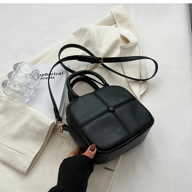 Tofu Plaid Women's Shoulder Bag Handbag