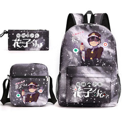Toilet-Bound Hanako 3-Piece School Bag Set Large Capacity Leisure Backpack