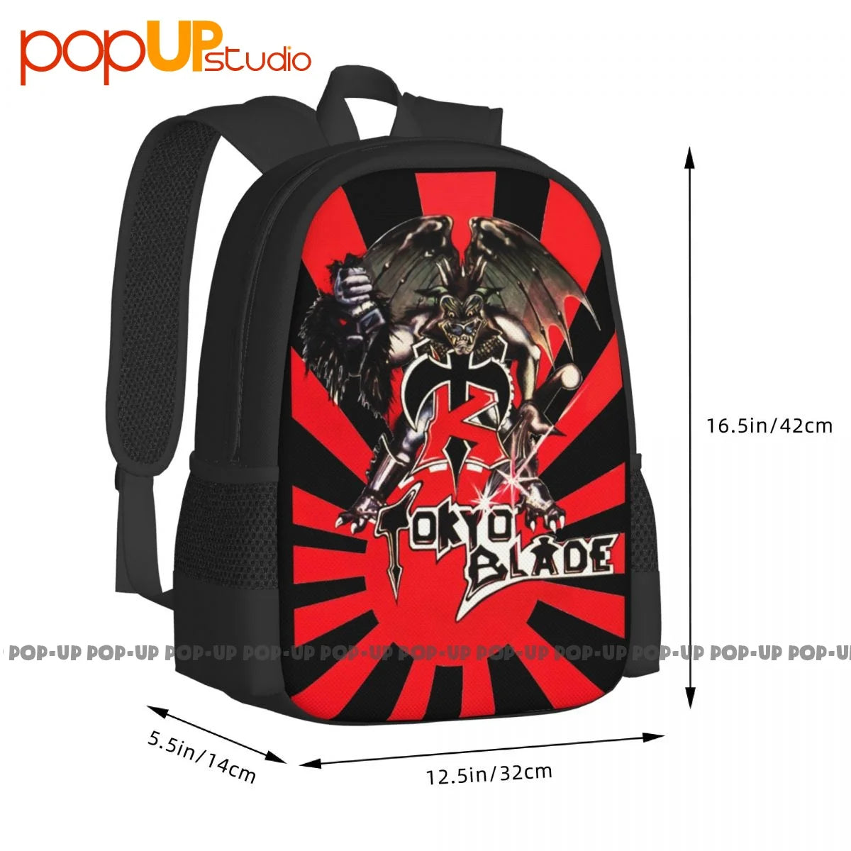 Tokyo Blade Heavy Metal Nwobhm Tank Grim Reaper Backpack