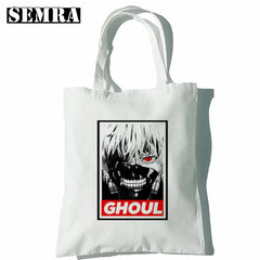 Tokyo Ghoul Women Canvas Bag Japanese Gothic Harajuku Hip-hop Shoulder Bag