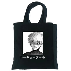 Tokyo Ghoul Women Canvas Bag Japanese Gothic Harajuku Hip-hop Shoulder Bag