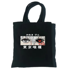 Tokyo Ghoul Women Canvas Bag Japanese Gothic Harajuku Hip-hop Shoulder Bag