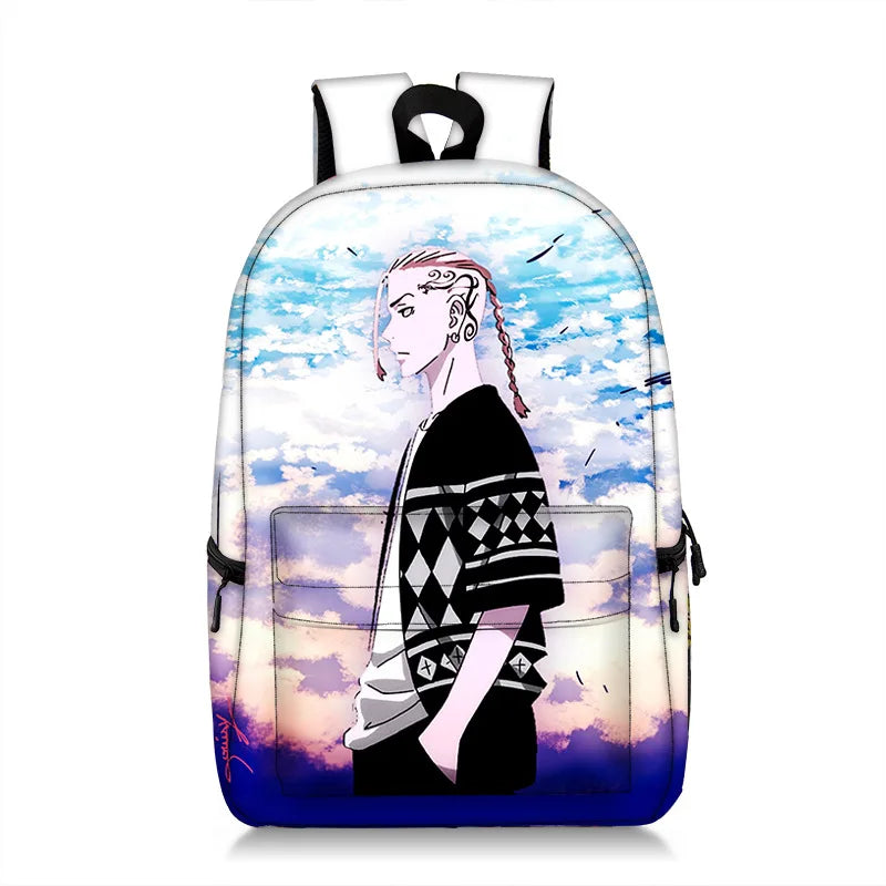 Tokyo Revengers Backpack Teens Back To School Shoulder Bag Girls Boys Schoolbag